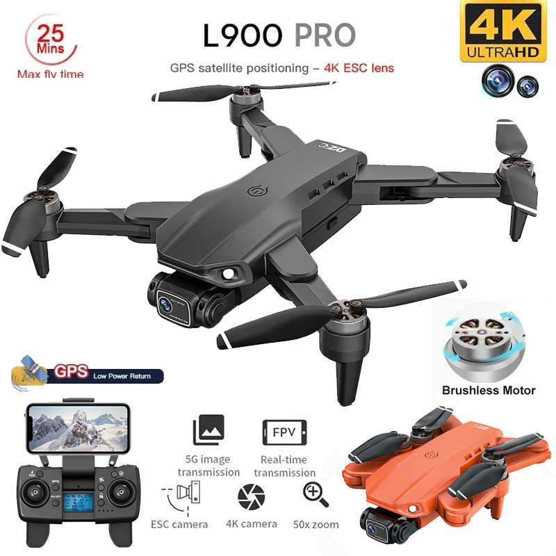 Rc Helicopter Electric - Квадрокоптер L900 Pro складной с GPS