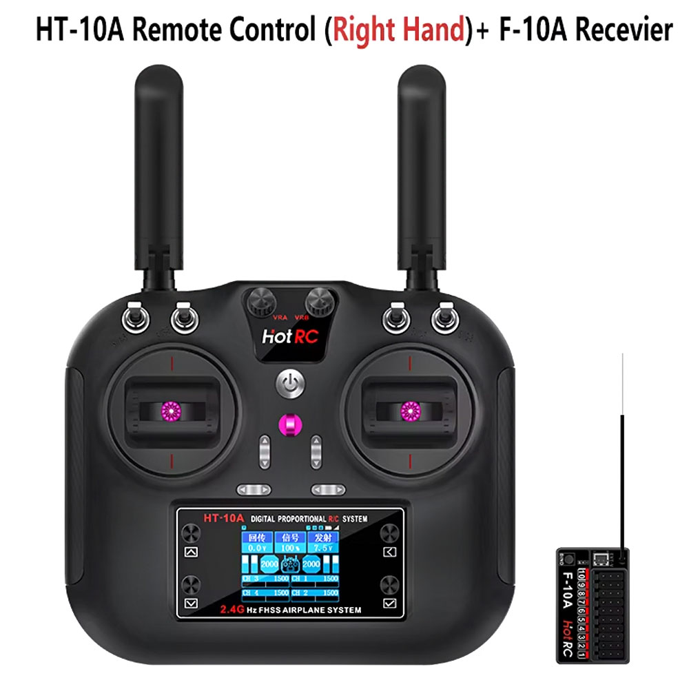 Rc Helicopter Battery - Радиопередатчик Hotrc HT-10A 2.4G 10-канальный с
