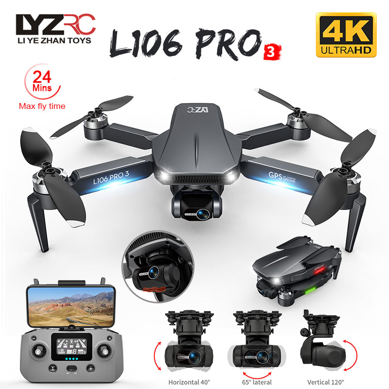 Rc Helicopter Charger - L106 Pro 3 Дрон 5G WIFI